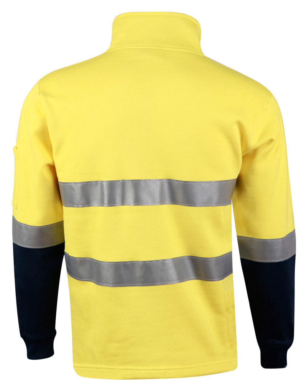 AIW Hi-Vis Two Tone Cotton Fleecy Sweat With 3M tapes - SW48