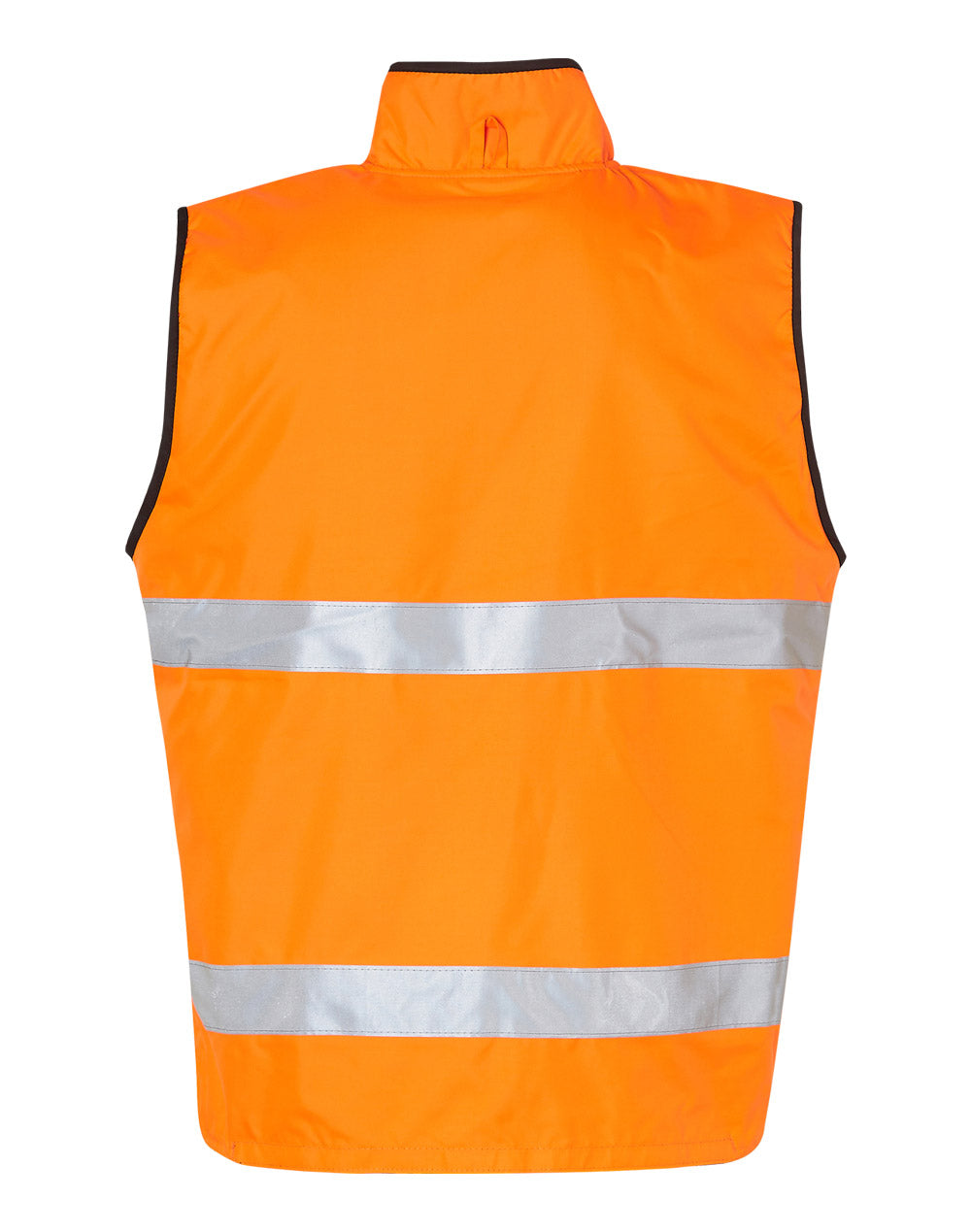 AIW Hi-Vis Reversible Mandarine Collar Safety Vest With 3M Tapes - SW49