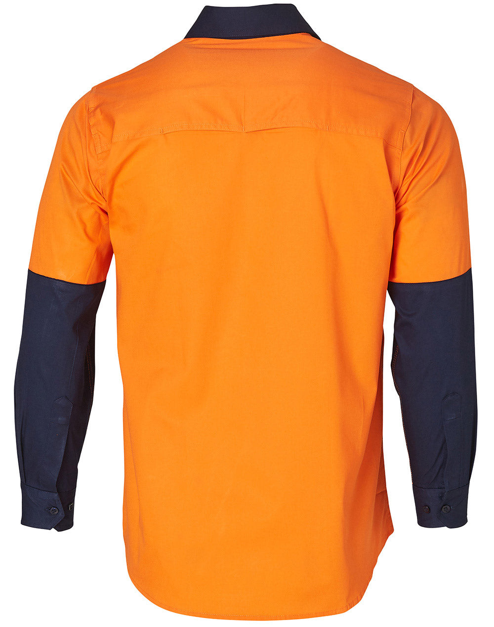 AIW Hi-Vis two tone Cool-Breeze L/S cotton work shirt - SW58