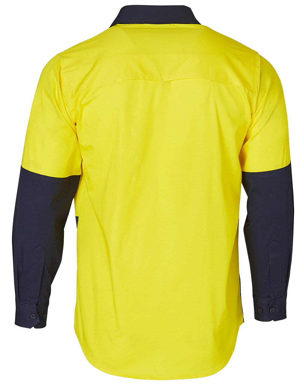 AIW Hi-Vis two tone Cool-Breeze L/S cotton work shirt - SW58