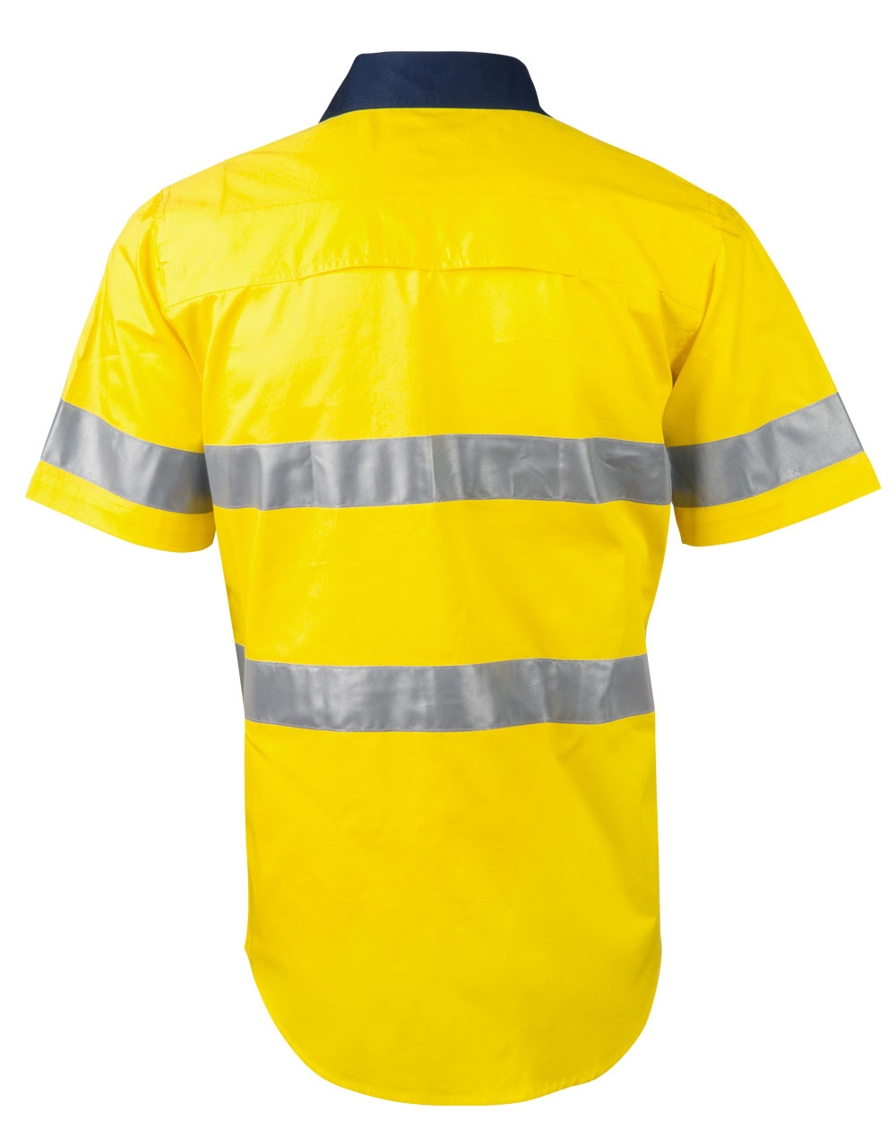 AIW Men's Hi-Vis Cool Breeze Safety S/S Shirt (3M Tape) - SW59