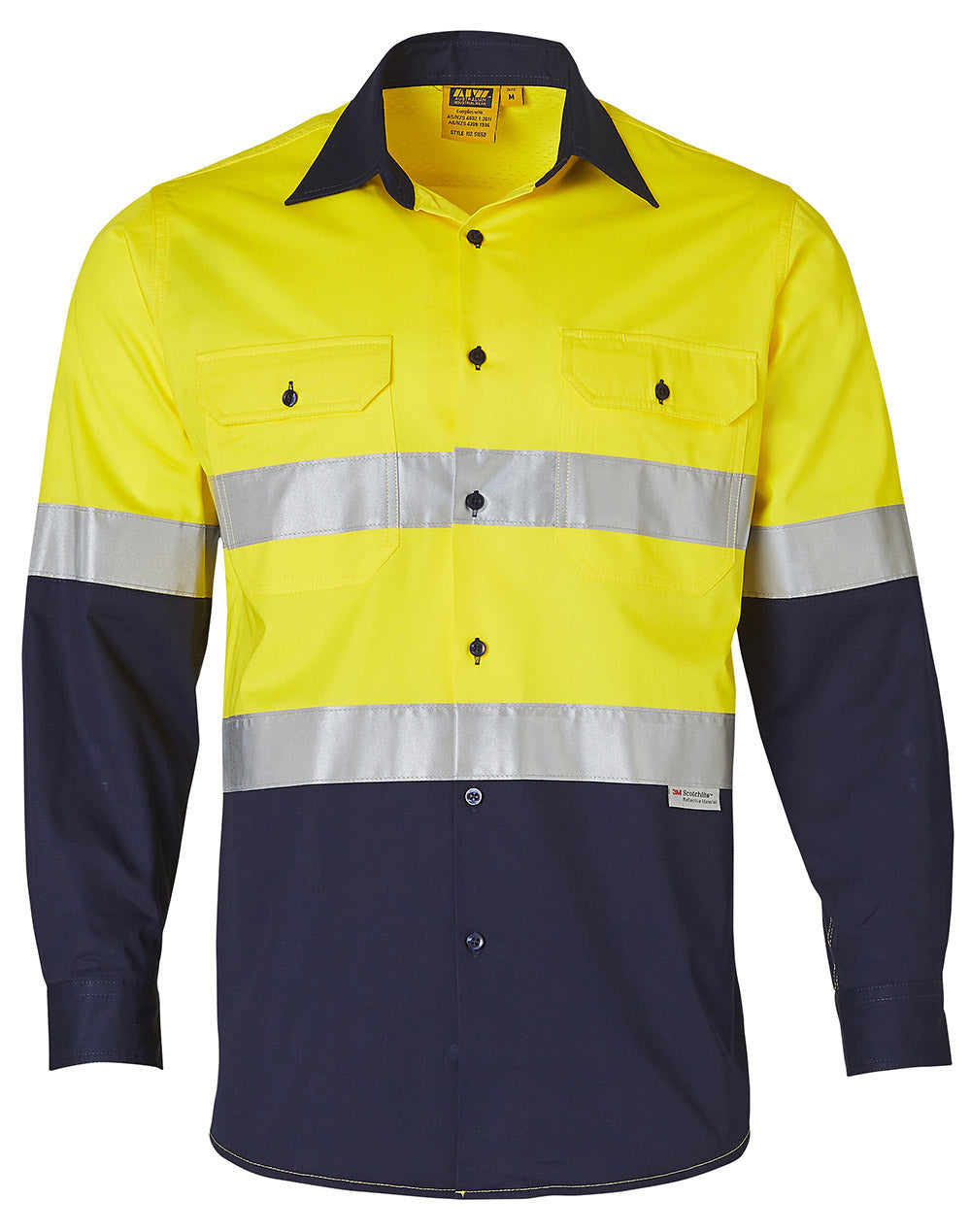 AIW Hi-Vs cotton drill shirt  3M tape - SW60