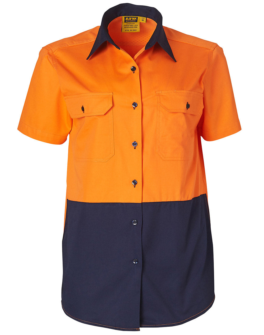 AIW Ladies' Hi-Vis S/S Safety Shirt - SW63