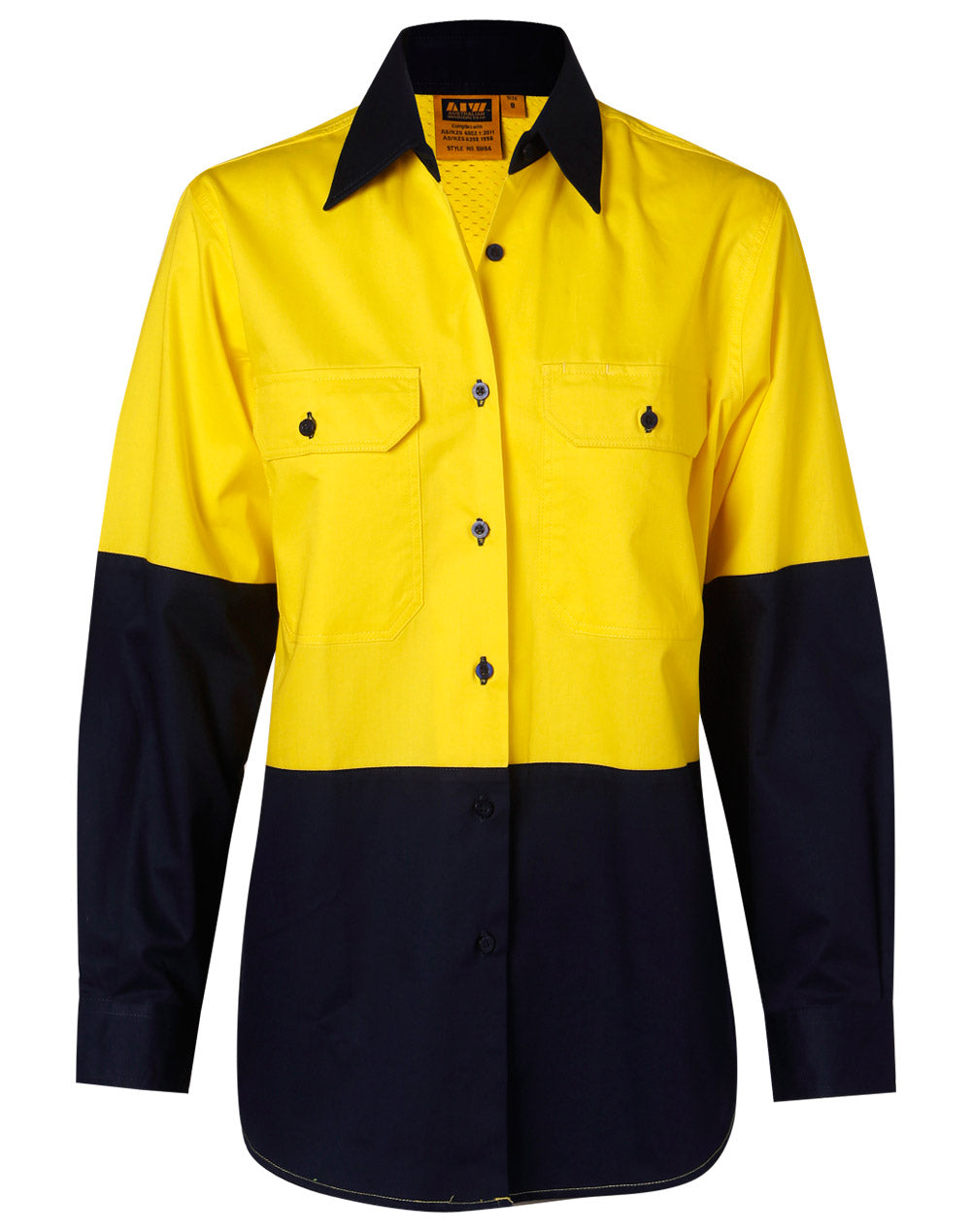 AIW Ladies' Hi-Vis L/S Safety Shirt - SW64