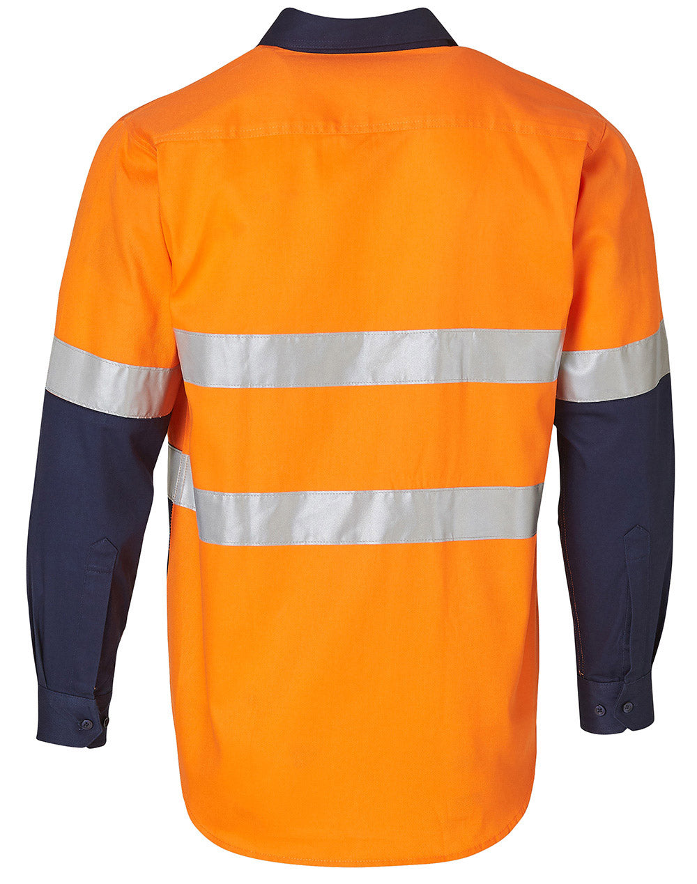 AIW Men's Hi-Vis Cotton Twill  L/S Safety Shirt (3M tape) - SW68