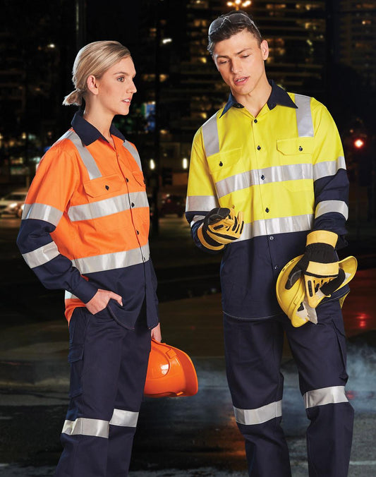 AIW Biomotion Two Tone Safety Shirt With X Tape - SW70