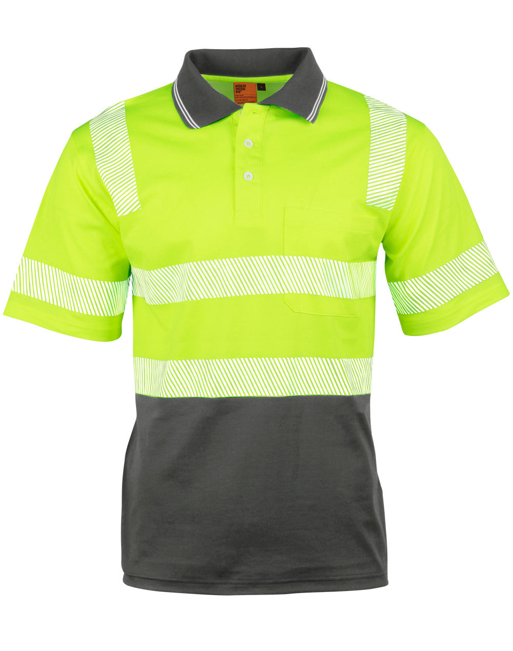 AIW Biomotion Segmented Truedry S/S Safety Polo  - SW73