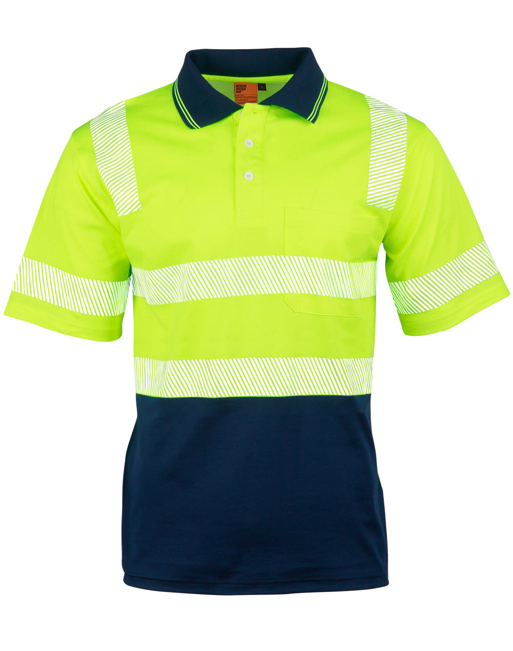 AIW Biomotion Segmented Truedry S/S Safety Polo  - SW73