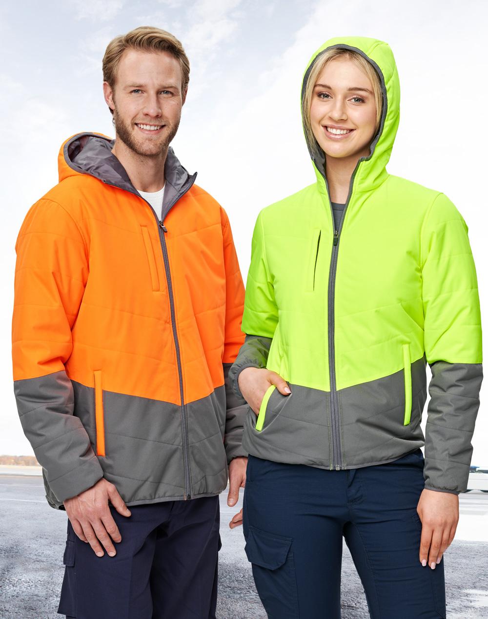 AIW Hi-Vis Quilted Two Tone Safety Jacket - SW80