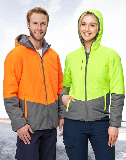 AIW Hi-Vis Quilted Two Tone Safety Jacket - SW80