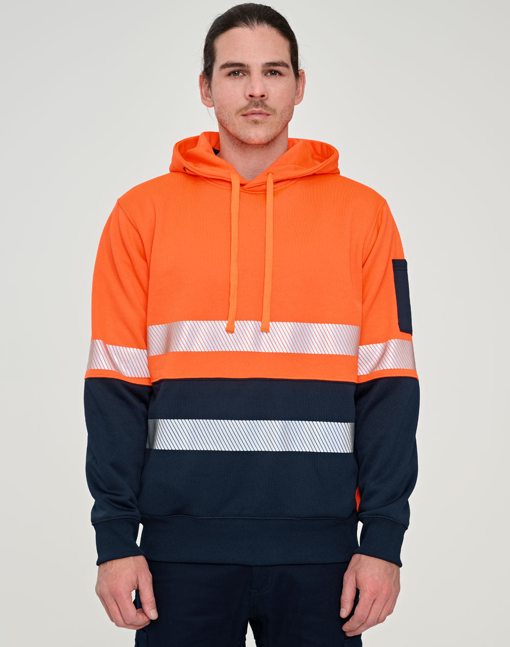 AIW Hi-Vis Two Tone Safety Hoodie With Segmented Tapes - SW88