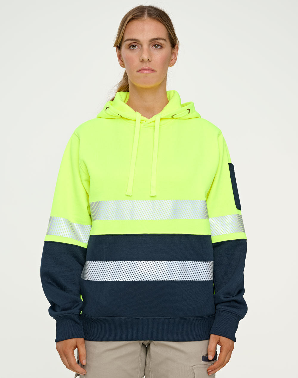 AIW Hi-Vis Two Tone Safety Hoodie With Segmented Tapes - SW88