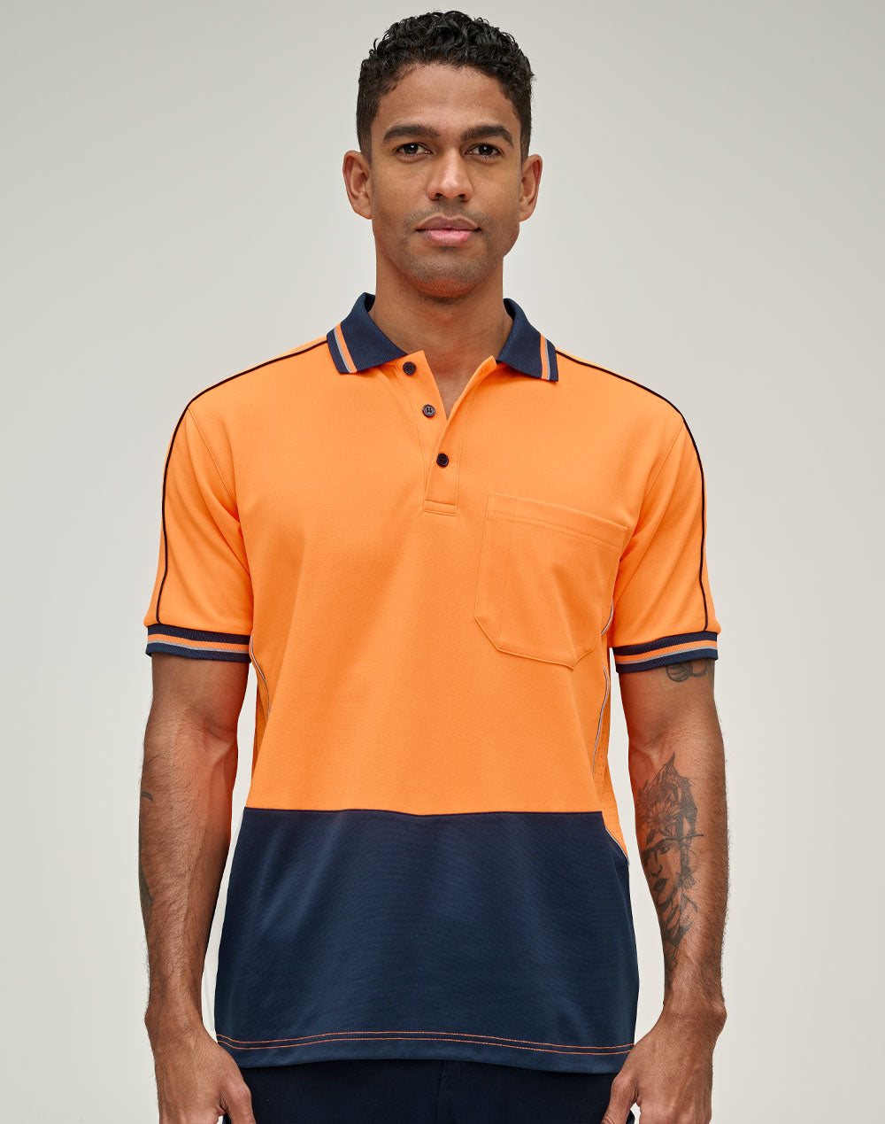AIW Hi-Vis Sustainable Cool-Breeze Truedry Safety S/S Polo - SW89