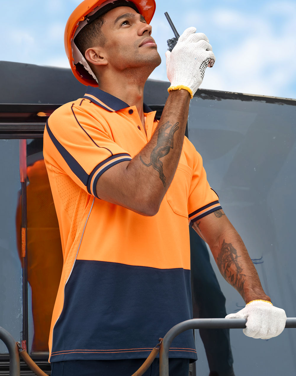 AIW Hi-Vis Sustainable Cool-Breeze Truedry Safety S/S Polo - SW89