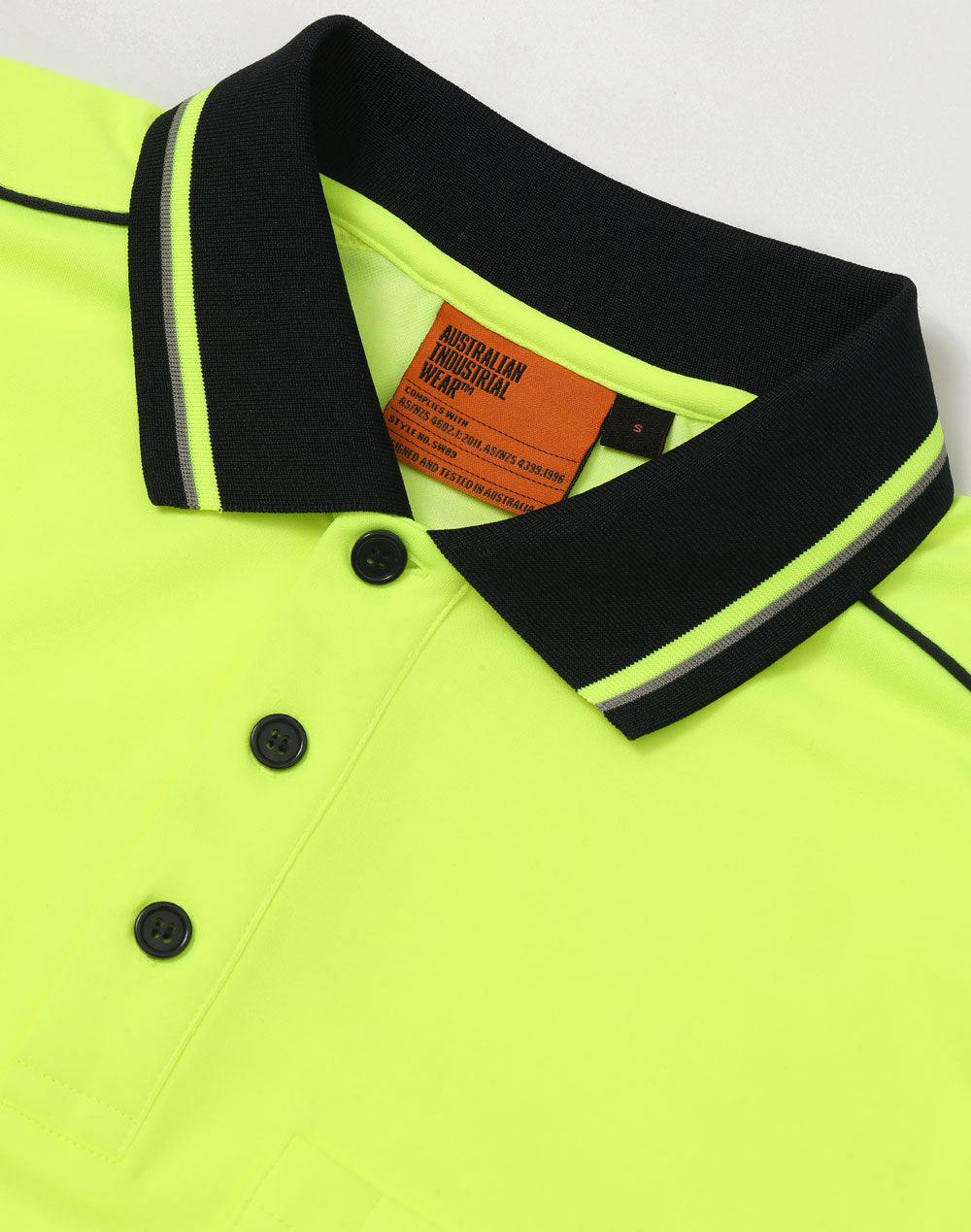 AIW Hi-Vis Sustainable Cool-Breeze Truedry Safety S/S Polo - SW89