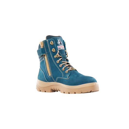 Steel Blue 312361 Southern Cross Blue Zip sided TPU Charity Boot