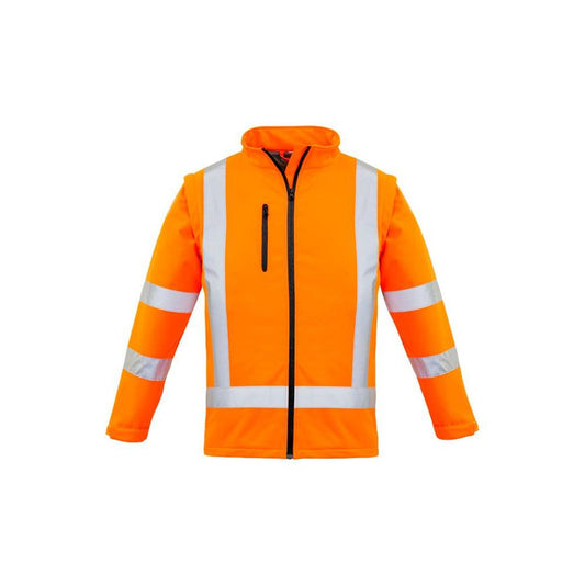 Syzmik Womens Hi Vis Rail X Back 2 in 1 Softshell Jacket - ZJ770