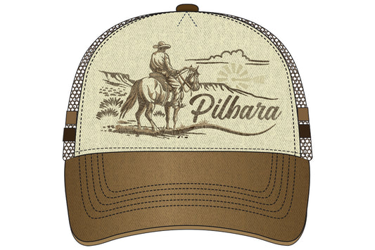 Pilbara Horse and Rider Cap - RMTC078