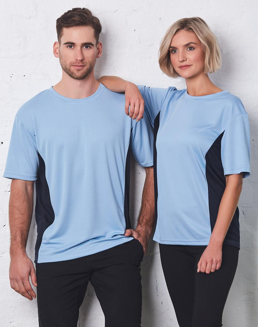 WINNING SPIRIT CoolDry short sleeve contrast tee - TS12-1