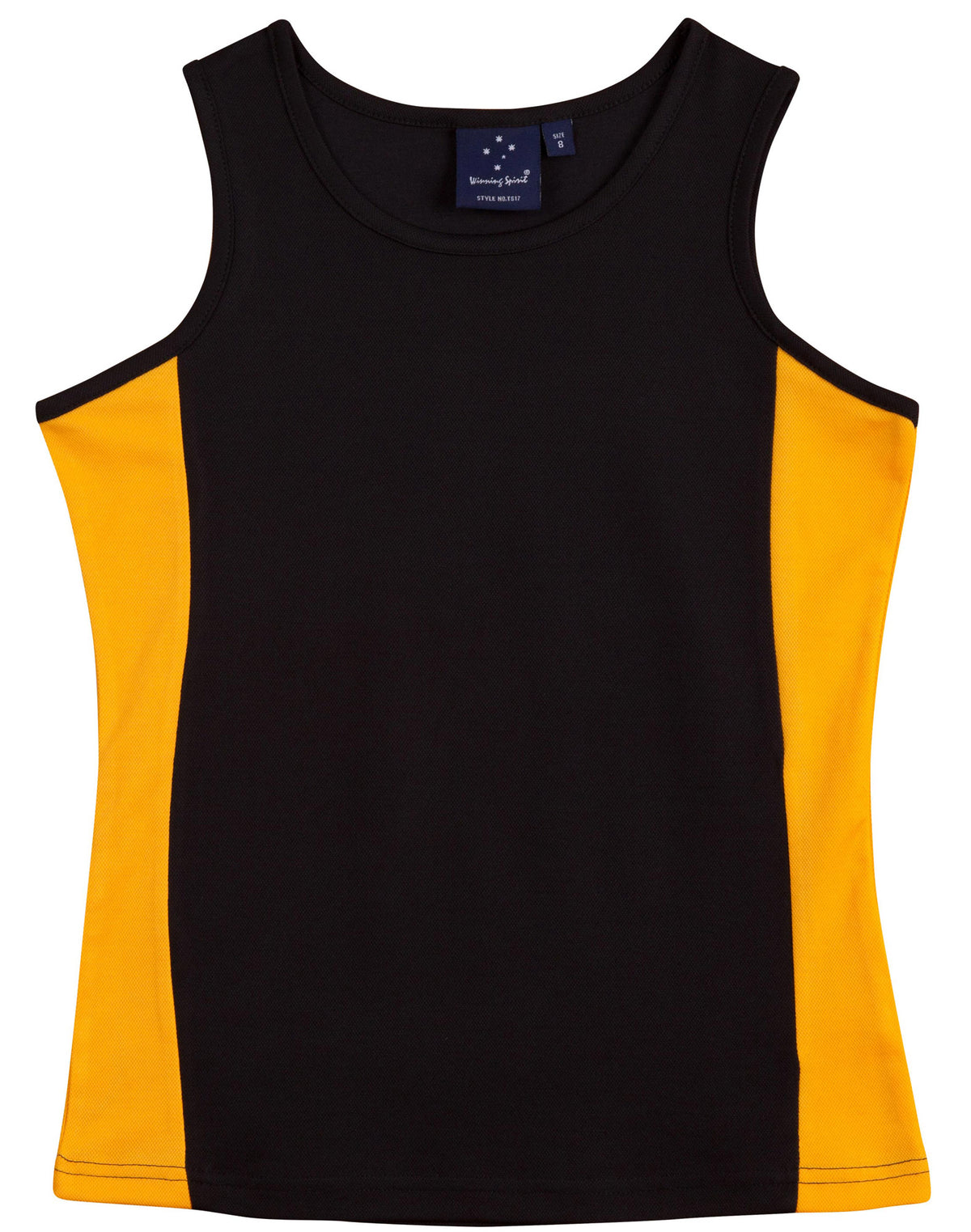 WINNING SPIRIT ladies truedry contrast singlet - TS17