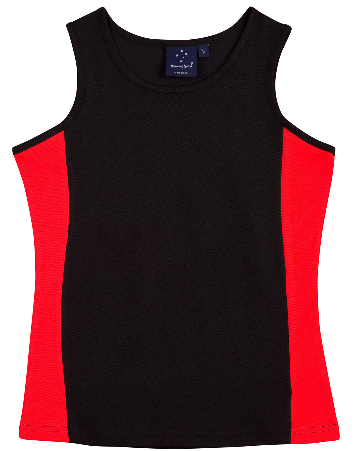 WINNING SPIRIT ladies truedry contrast singlet - TS17