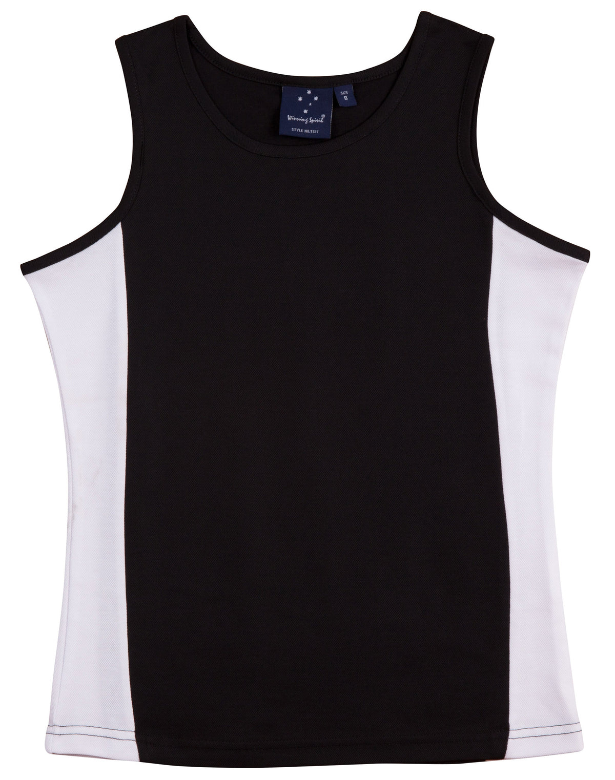 WINNING SPIRIT ladies truedry contrast singlet - TS17