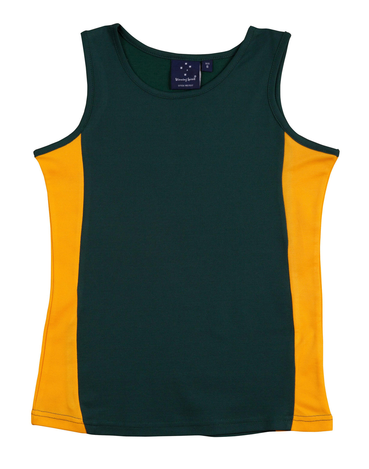 WINNING SPIRIT ladies truedry contrast singlet - TS17