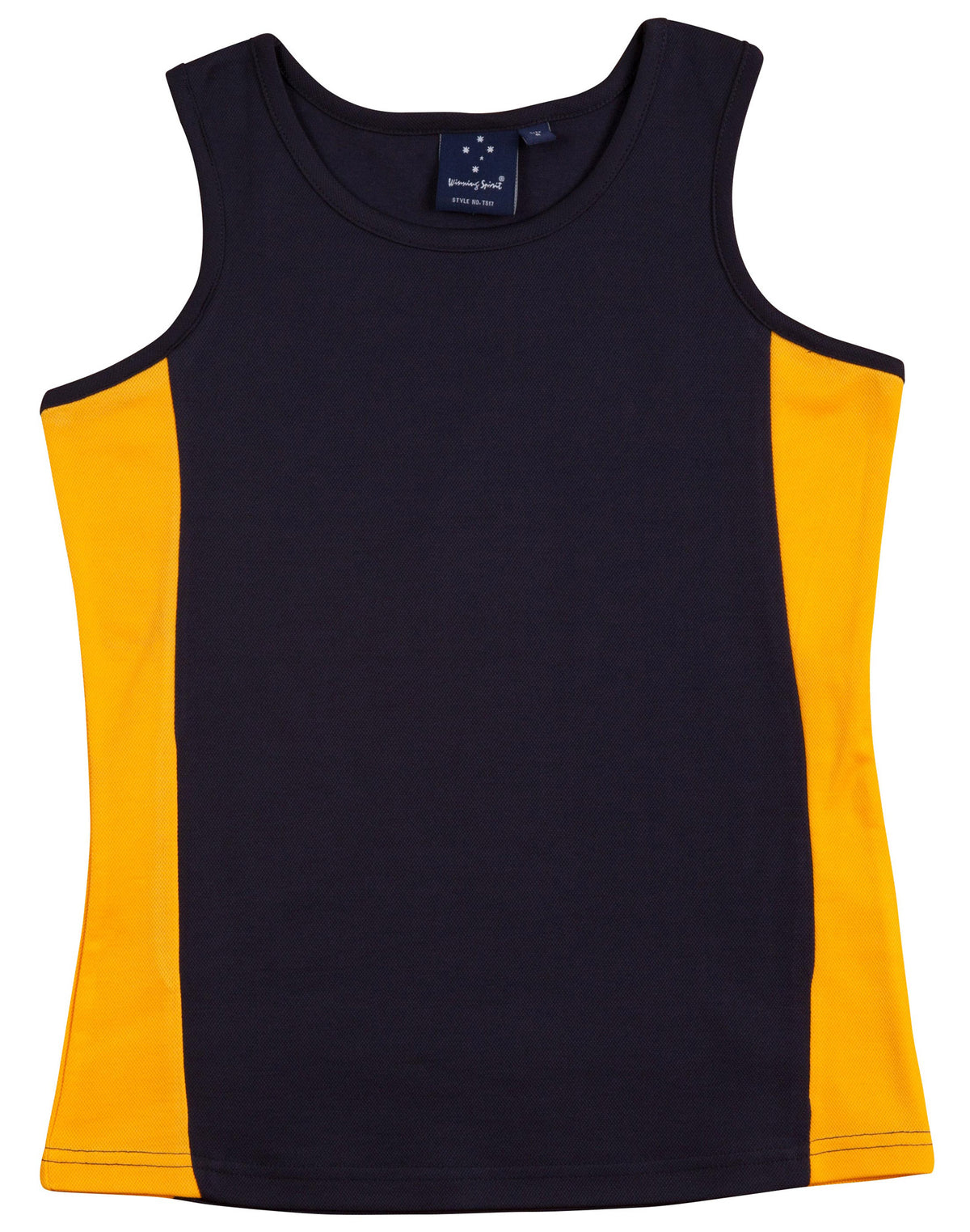 WINNING SPIRIT ladies truedry contrast singlet - TS17