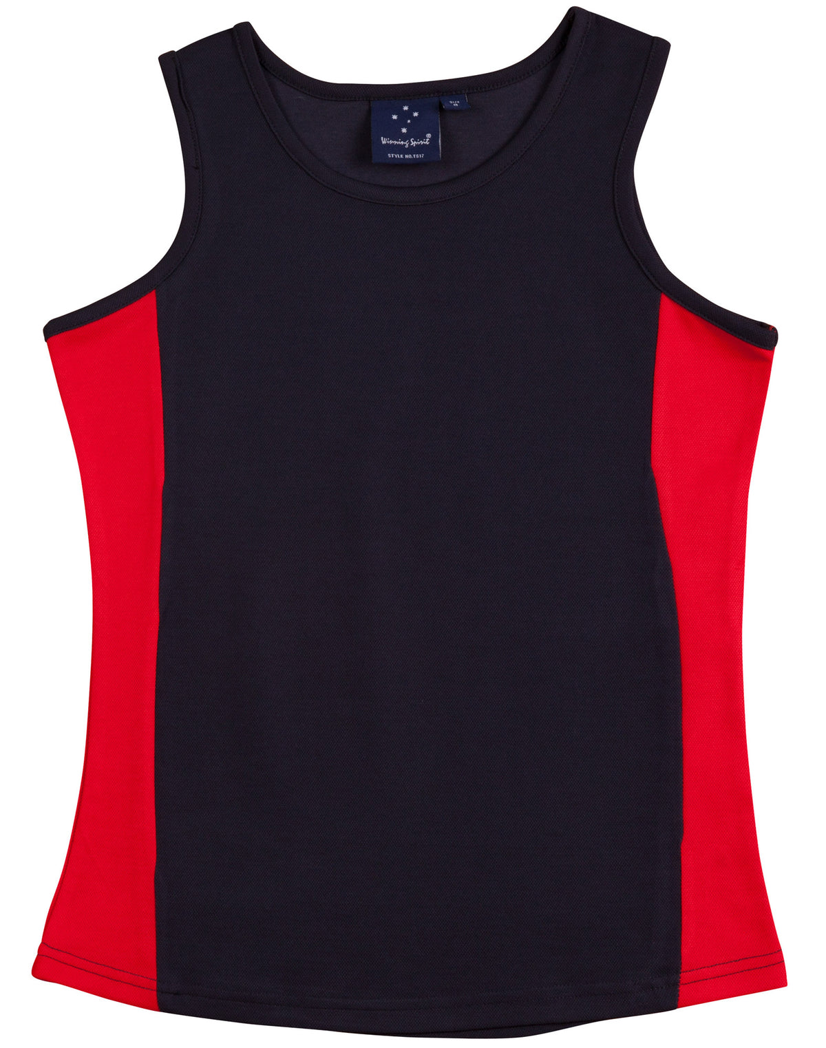 WINNING SPIRIT ladies truedry contrast singlet - TS17