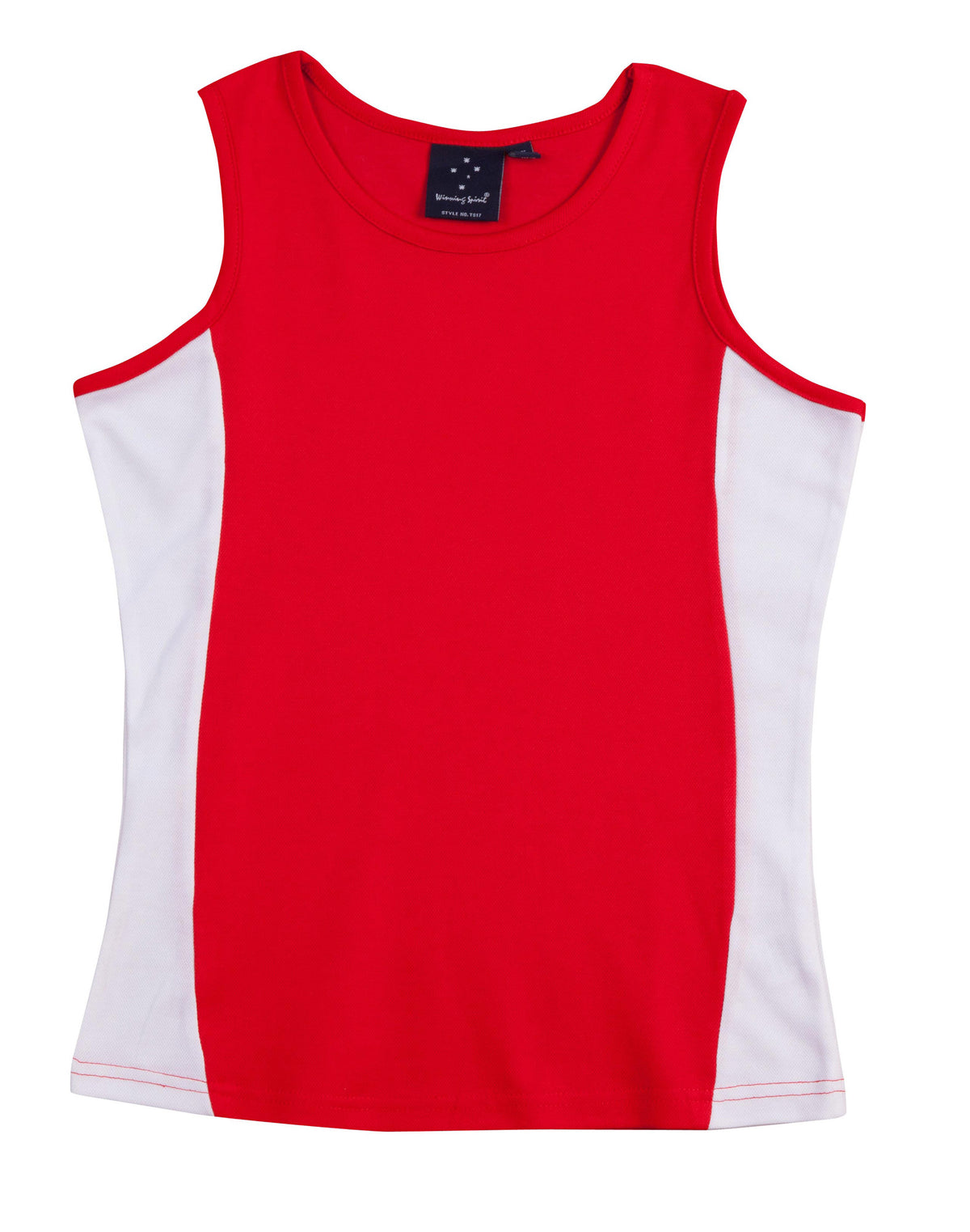 WINNING SPIRIT ladies truedry contrast singlet - TS17