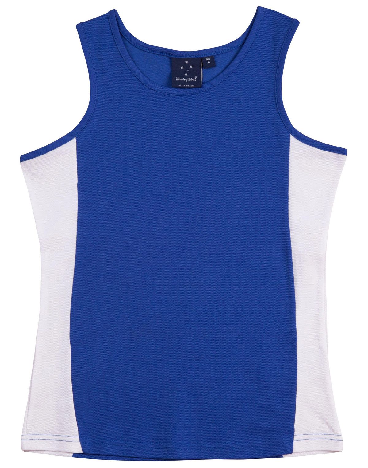 WINNING SPIRIT ladies truedry contrast singlet - TS17