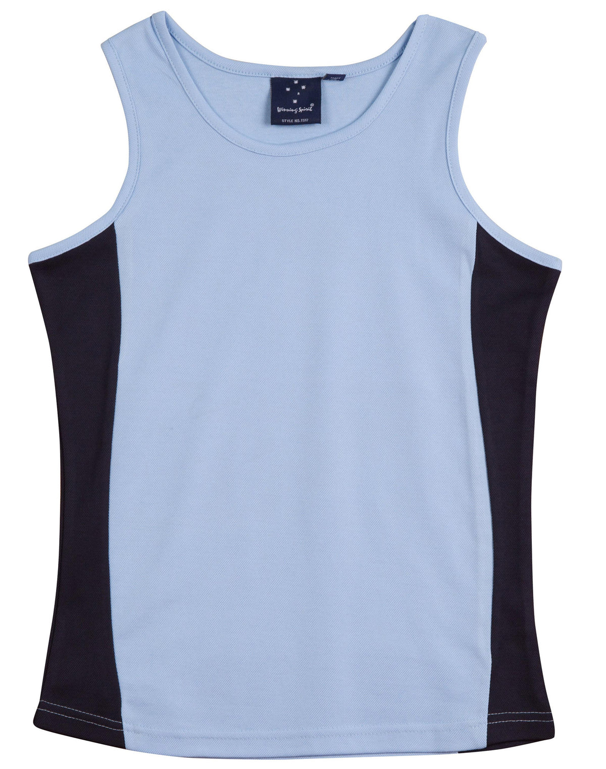 WINNING SPIRIT ladies truedry contrast singlet - TS17