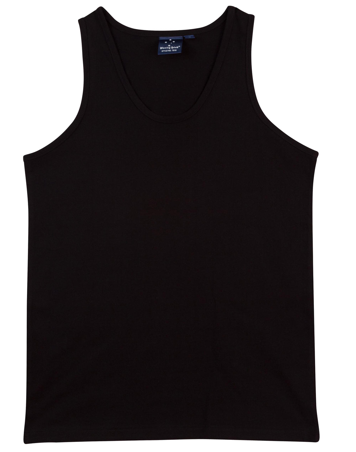 WINNING SPIRIT Men's cotton singlet - TS18