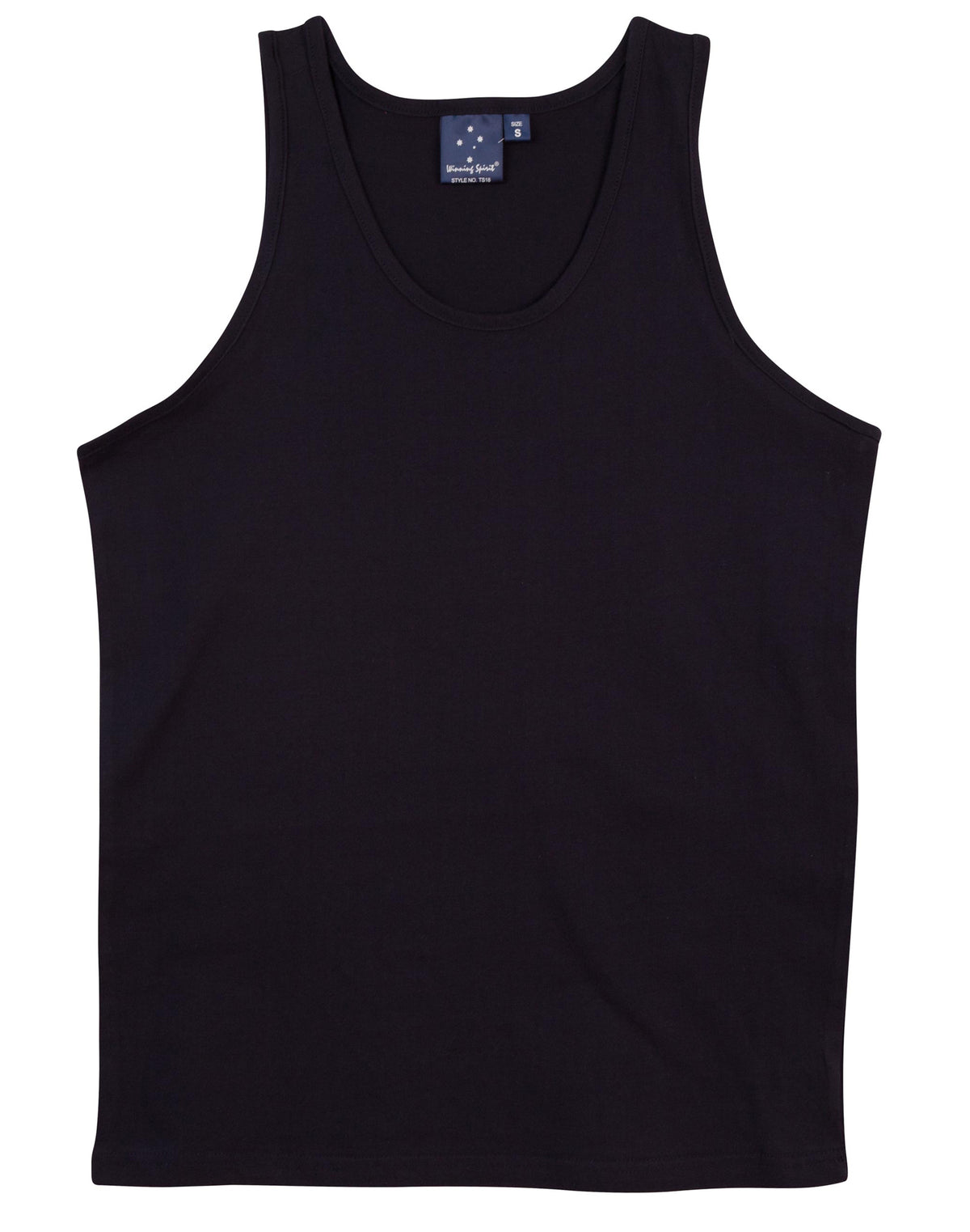 WINNING SPIRIT Men's cotton singlet - TS18