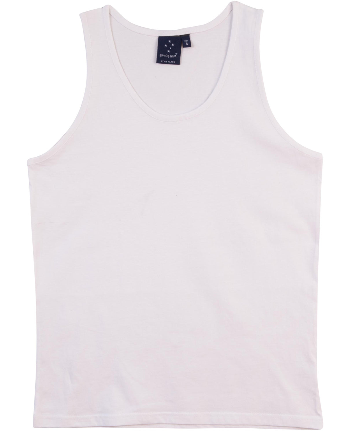 WINNING SPIRIT Men's cotton singlet - TS18