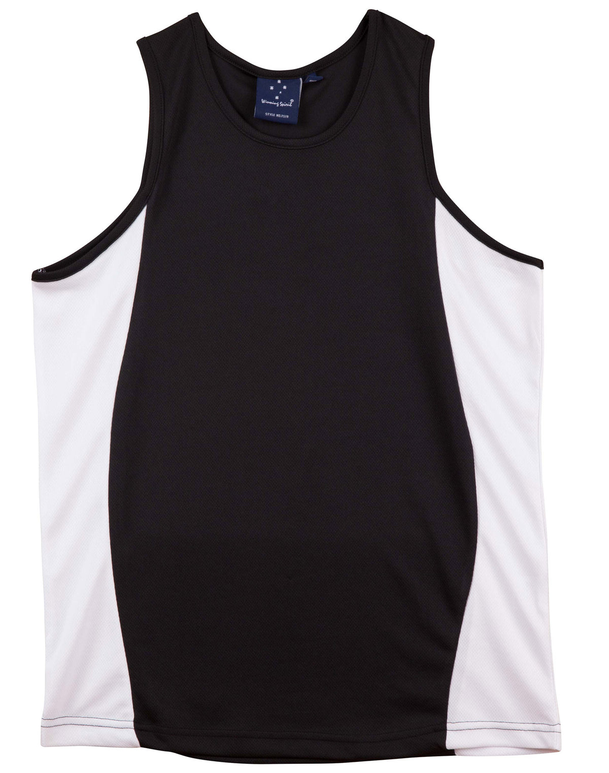 WINNING SPIRIT Men's Truedry Contrast Mesh Singlet - TS19A