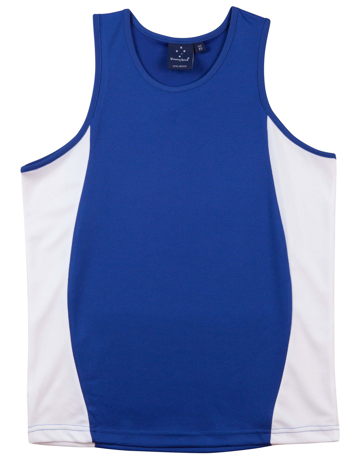 WINNING SPIRIT Men's Truedry Contrast Mesh Singlet - TS19A