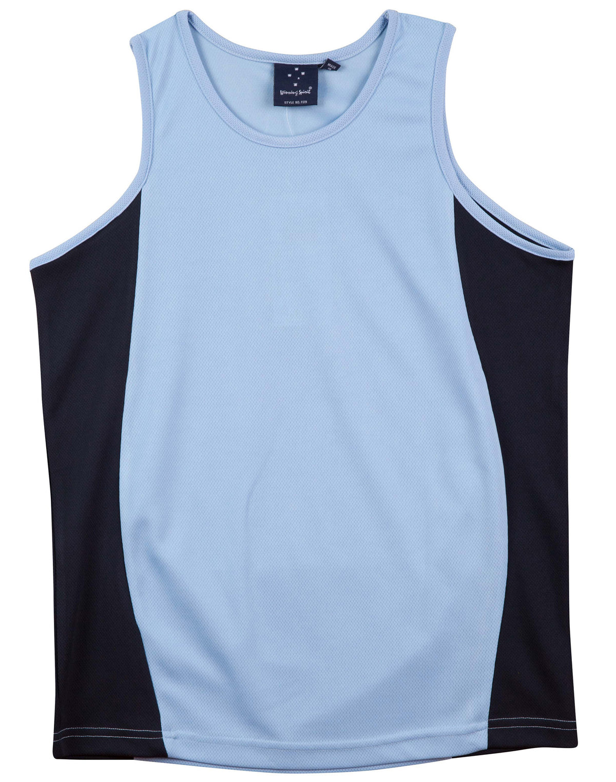 WINNING SPIRIT Men's Truedry Contrast Mesh Singlet - TS19A