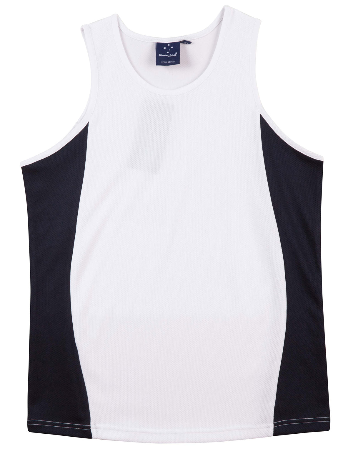 WINNING SPIRIT Men's Truedry Contrast Mesh Singlet - TS19A