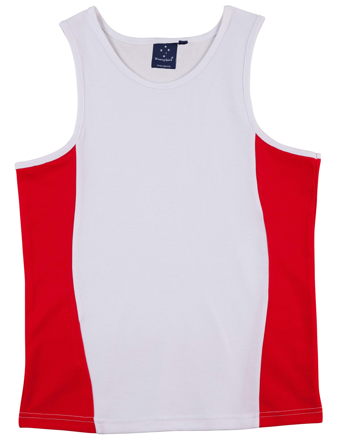 WINNING SPIRIT Men's Truedry Contrast Mesh Singlet - TS19A
