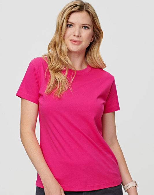 WINNING SPIRIT Ladies' Cotton Semi Fitted Tee - TS38