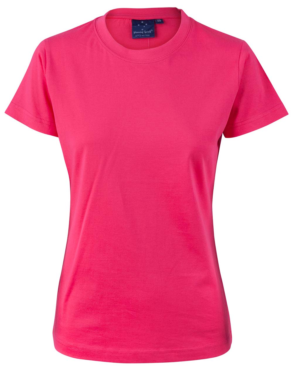 WINNING SPIRIT Ladies' Cotton Semi Fitted Tee - TS38-1