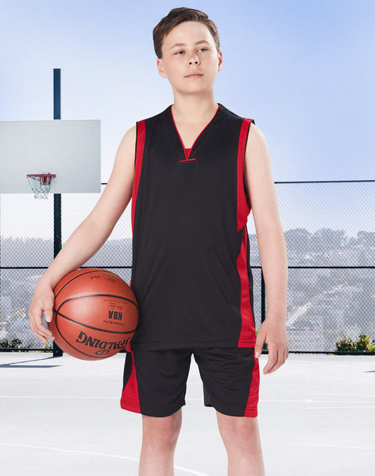 WINNING SPIRIT Kid's Basketball Singlet - TS83K