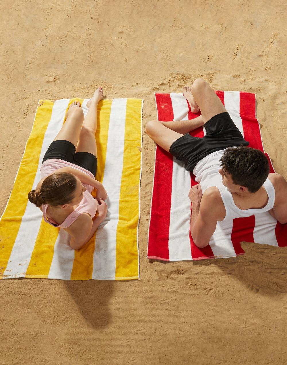 WINNING SPIRIT Striped Beach Towel - TW07
