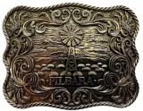 Ritemate Pilbara Western Oval Buckle Navajo Leather Belt