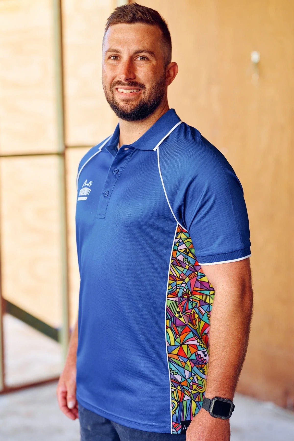 TradeMutt Unisex RPET Bonza Blue Polo - 21504