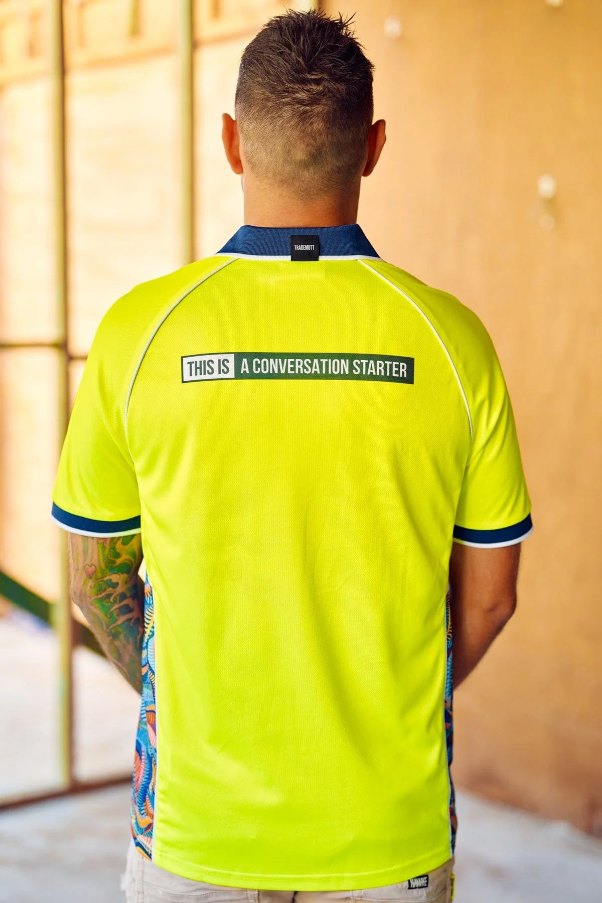 TradeMutt Unisex RPET Snazzy Yellow Polo - 21526
