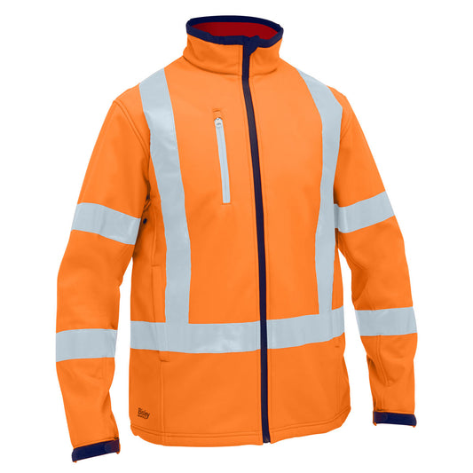 BISLEY X Taped Hi Vis Soft Shell Jacket - BJ6059XT