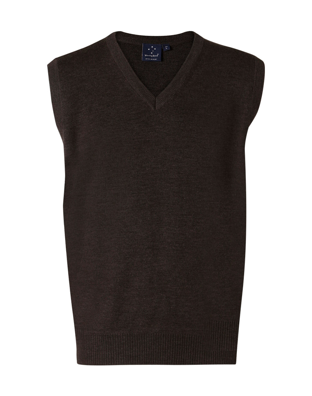 AIW Vest Neck Wool / Acrylic Knit Vest - WJ02