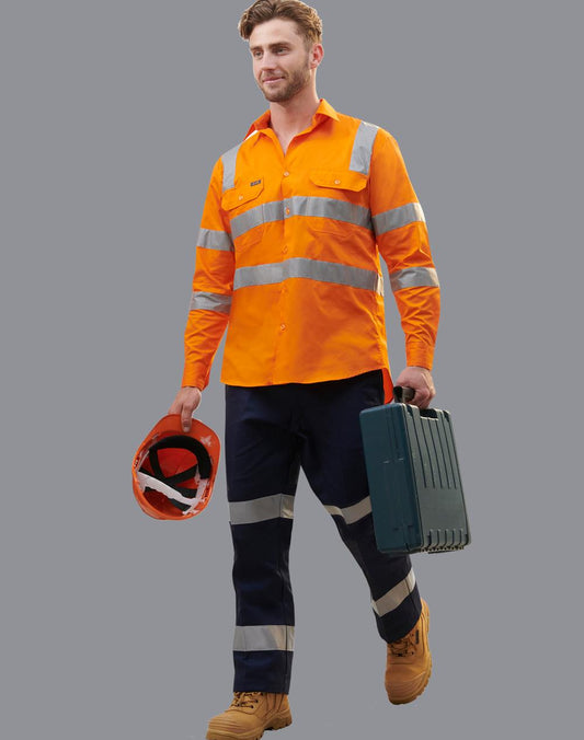 AIW Drill pant pockets on leg with 3M Tapes - WP08HV